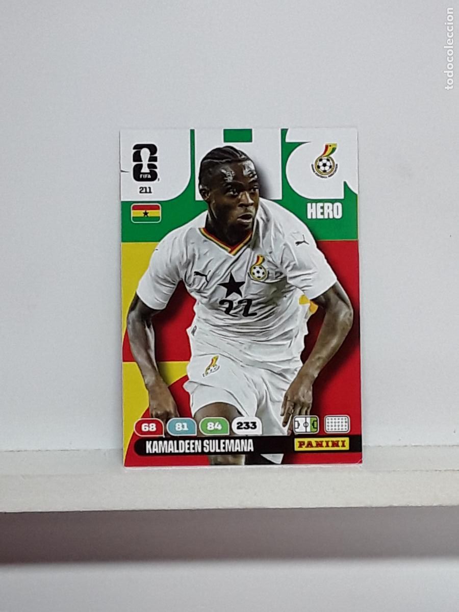 Fu&szlig;ball-Sticker: ADRENALYN MUNDIAL 2026 WORLD CUP 26 ALBUM PANINI N 211 GHANA KAMALDEEN SULEMANA