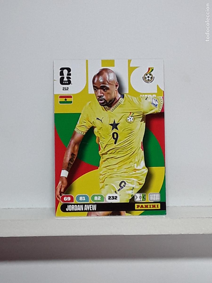 Cromos de f&uacute;tbol: ADRENALYN MUNDIAL 2026 WORLD CUP 26 ALBUM PANINI N 212 GHANA JORDAN AYEW