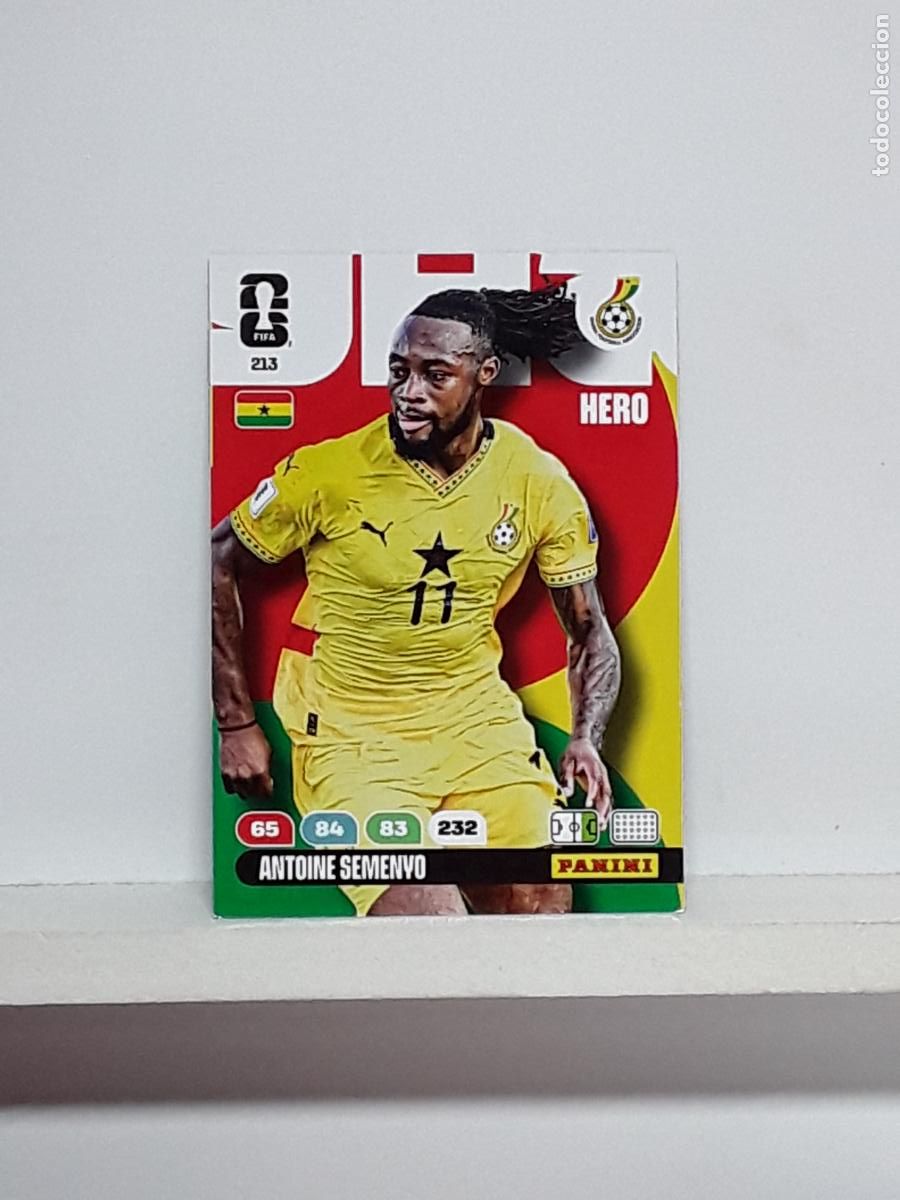 Cromos de f&uacute;tbol: ADRENALYN MUNDIAL 2026 WORLD CUP 26 ALBUM PANINI N 213 GHANA ANTOINE SEMENYO