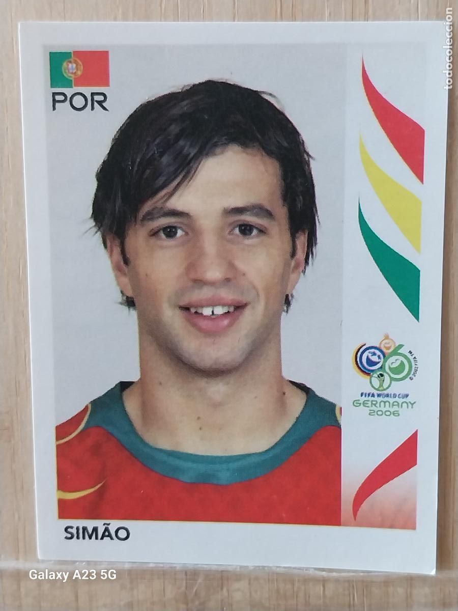 Football Stickers: SIMAO 296 PORTUGAL *** GERMANY 2006 PANINI CROMO ORIGINAL SIN PEGAR NUNCA ++