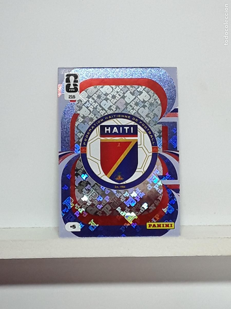 Football Stickers: ADRENALYN MUNDIAL 2026 WORLD CUP 26 ALBUM PANINI N 215 HAITI ESCUDO LOGO