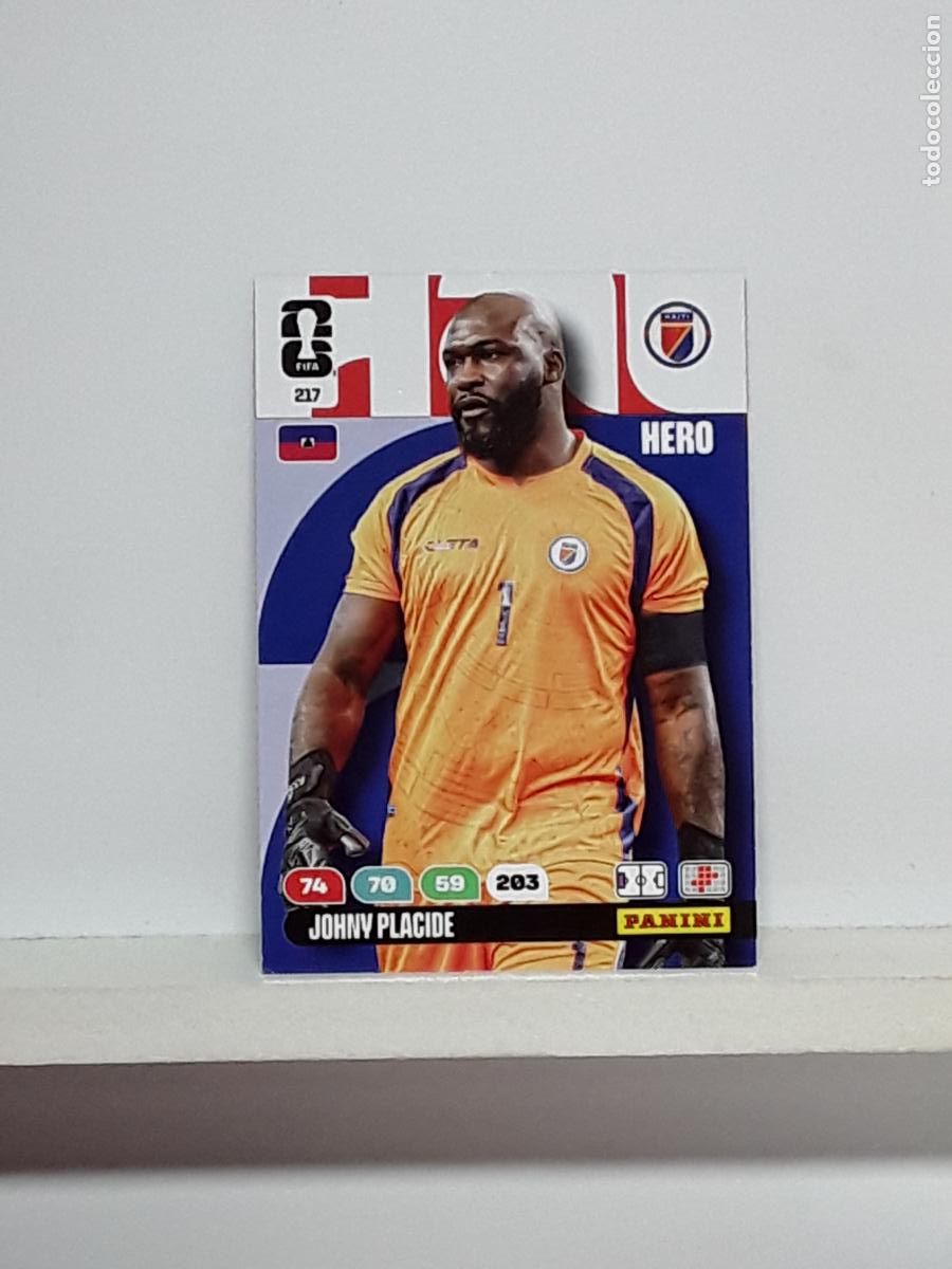 Football Stickers: ADRENALYN MUNDIAL 2026 WORLD CUP 26 ALBUM PANINI N 217 HAITI JOHNY PLACIDE