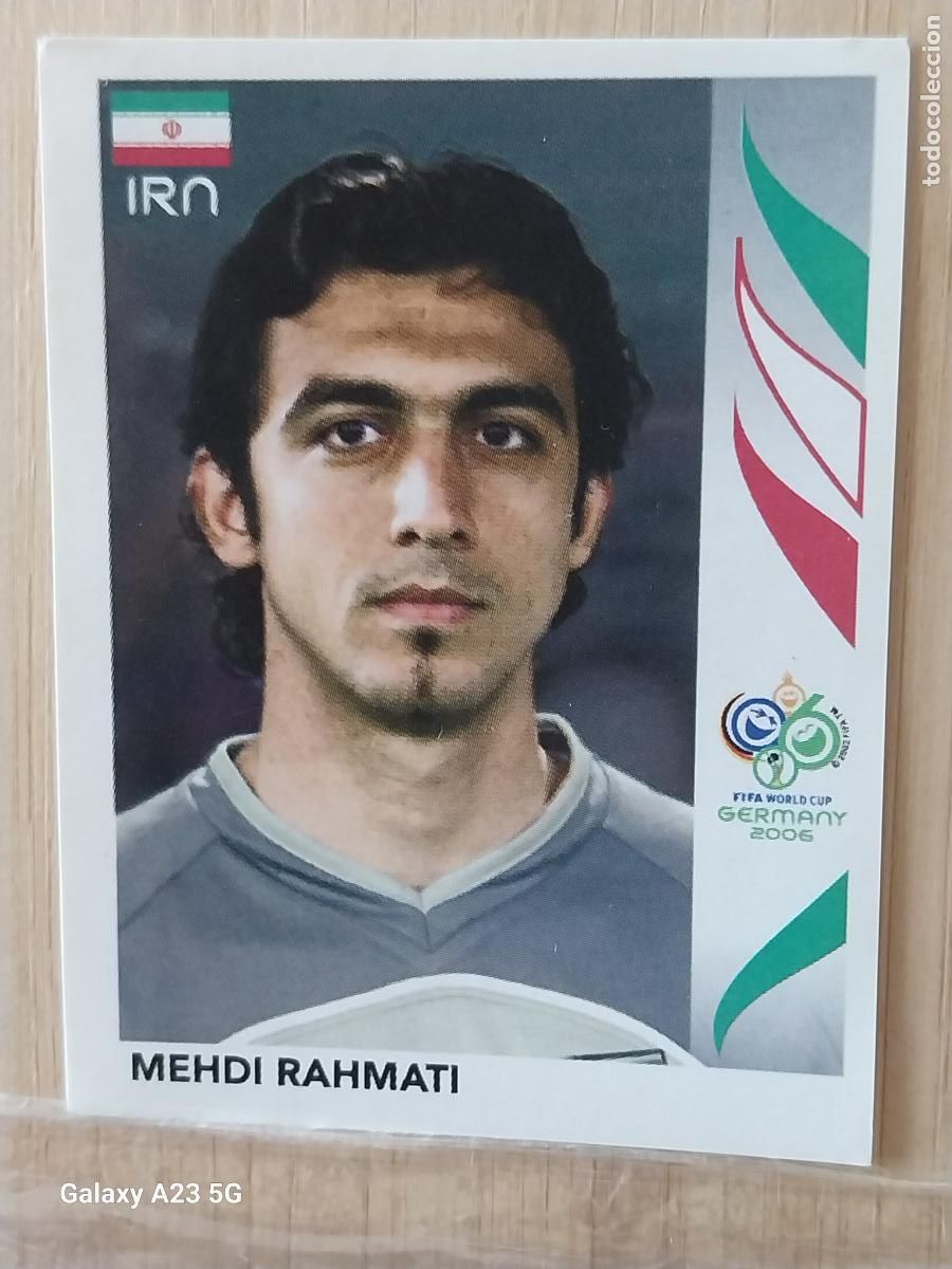 Football Stickers: RAHMATI 281 IRAN *** GERMANY 2006 PANINI CROMO ORIGINAL SIN PEGAR NUNCA ++