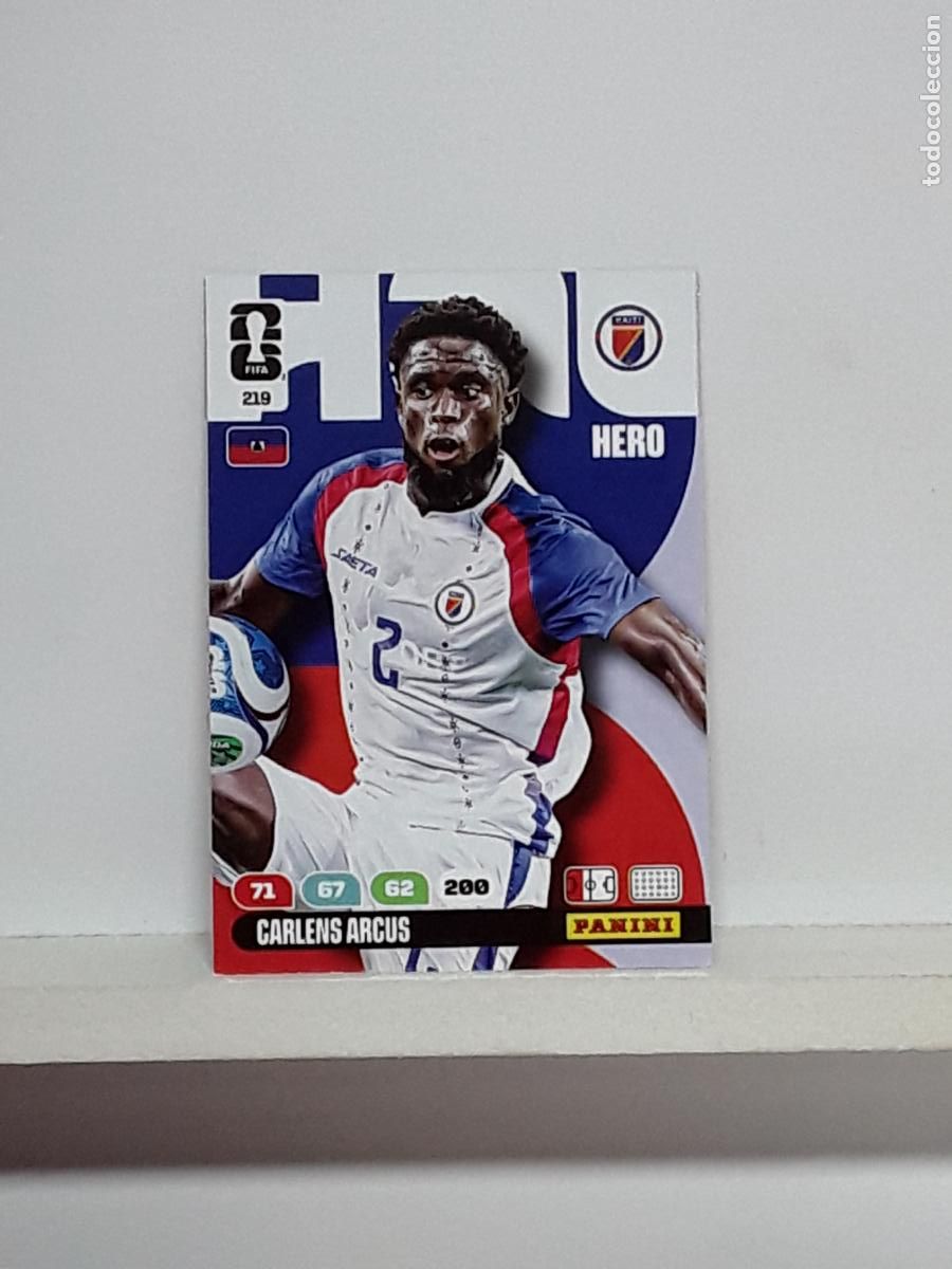 Cromos de f&uacute;tbol: ADRENALYN MUNDIAL 2026 WORLD CUP 26 ALBUM PANINI N 219 HAITI CARLENS ARCUS