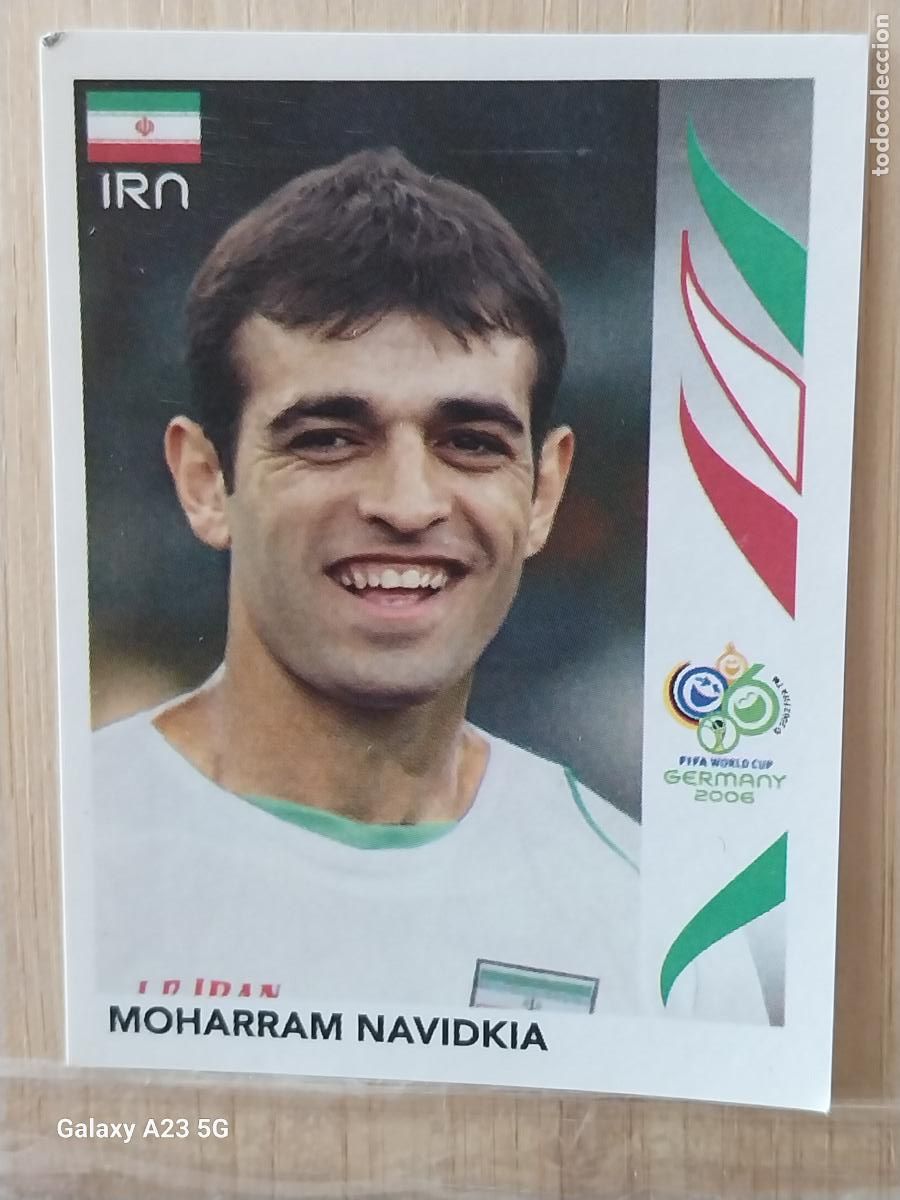 Cromos de f&uacute;tbol: NAVIDKIA 275 IRAN *** GERMANY 2006 PANINI CROMO ORIGINAL SIN PEGAR NUNCA ++