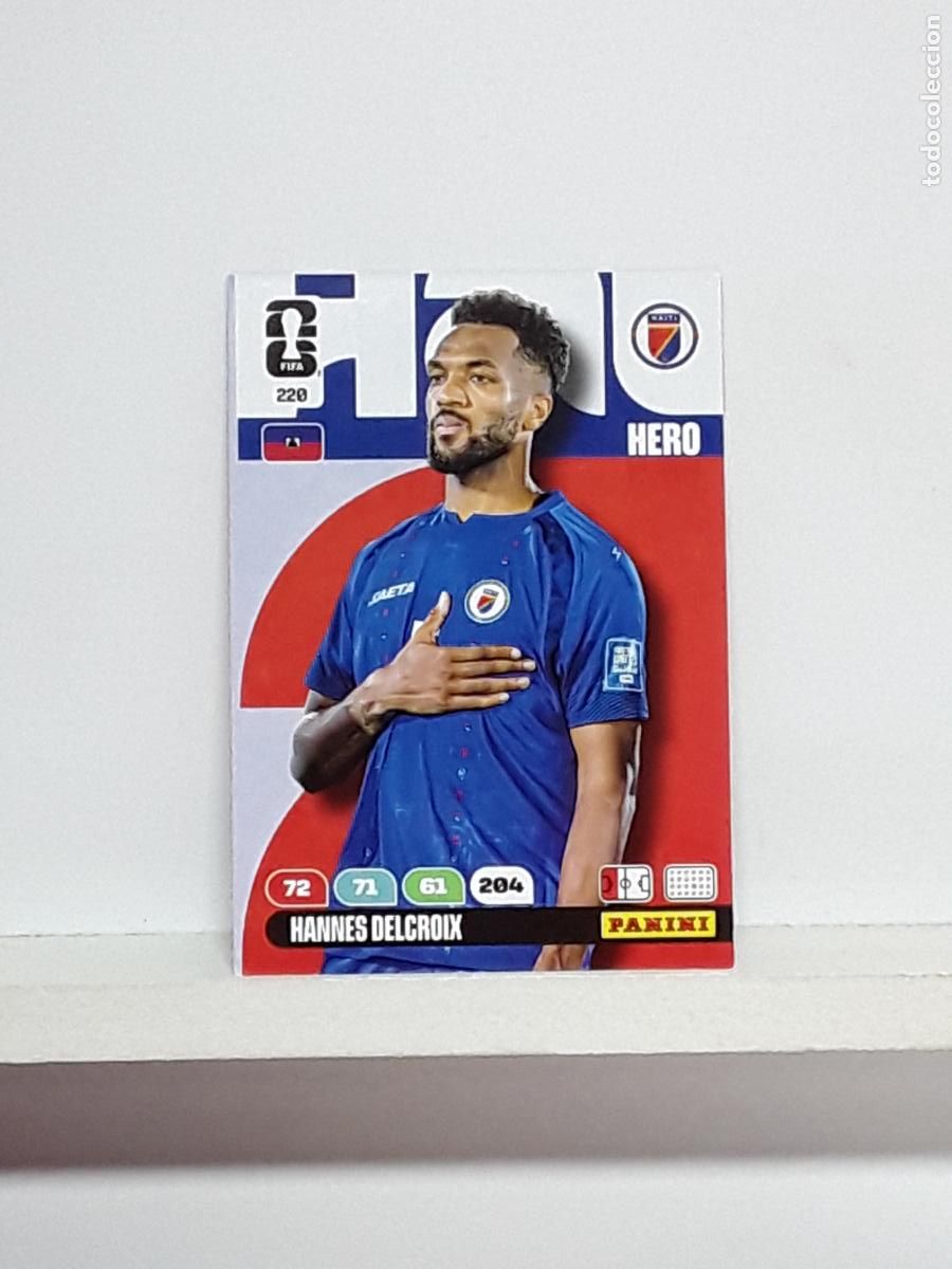 Cromos de f&uacute;tbol: ADRENALYN MUNDIAL 2026 WORLD CUP 26 ALBUM PANINI N 220 HAITI HANNES DELCROIX