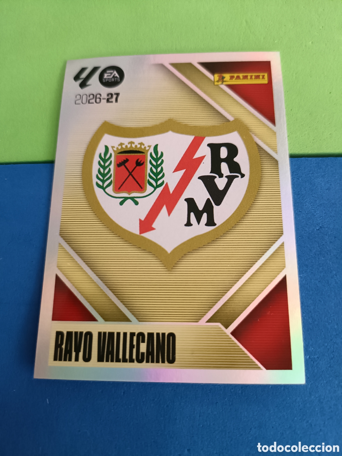 Cromos de f&uacute;tbol: Panini cromos stickers Liga este 2026 2027 26 27 - Rayo Vallecano 1 Escudo