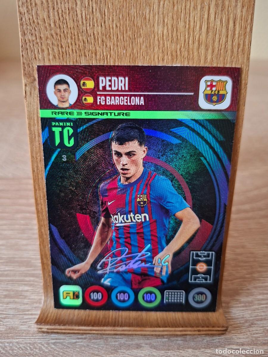 Fu&szlig;ball-Sticker: Pedri #3 Barcelona Top Class 2022 Adrenalyn XL Rare Signature