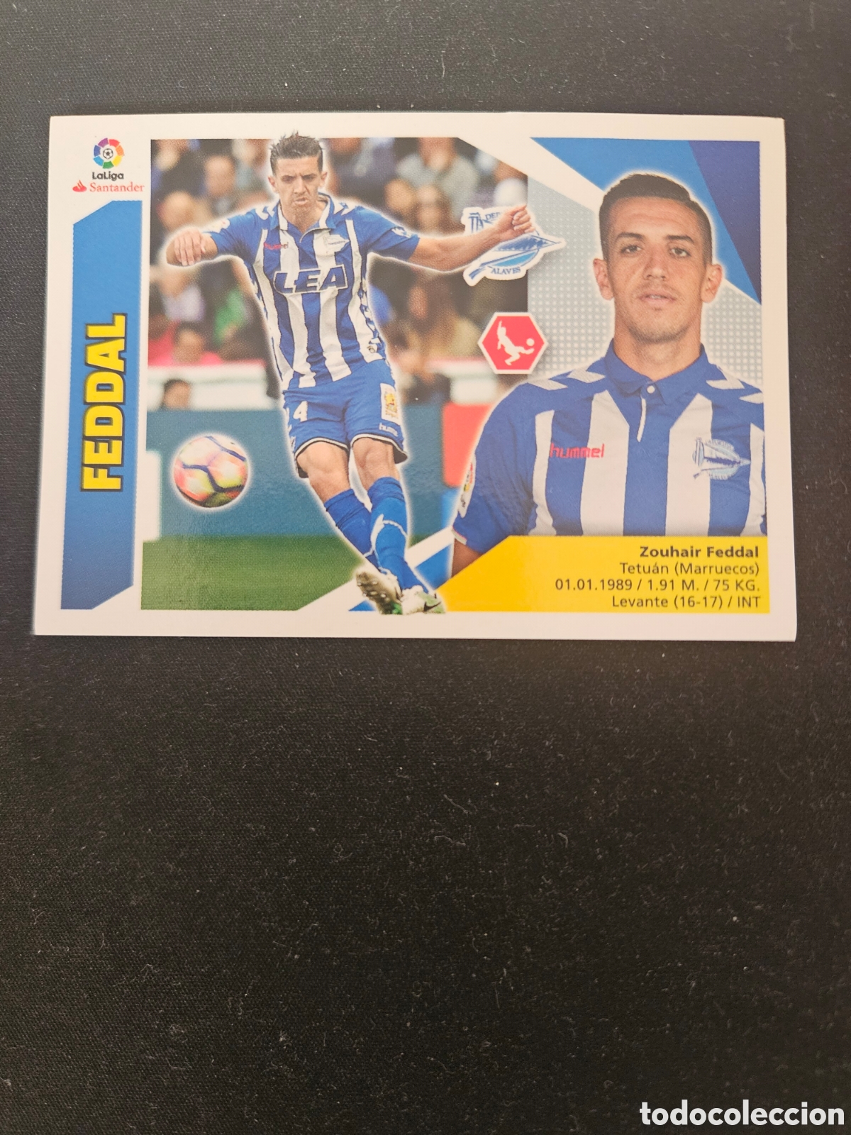 Fu&szlig;ball-Sticker: FEDDAl N&ordm; 6 DEPORTIVO ALAV&Eacute;S &ndash; LIGA ESTE 2017-18 PANINI 1/2