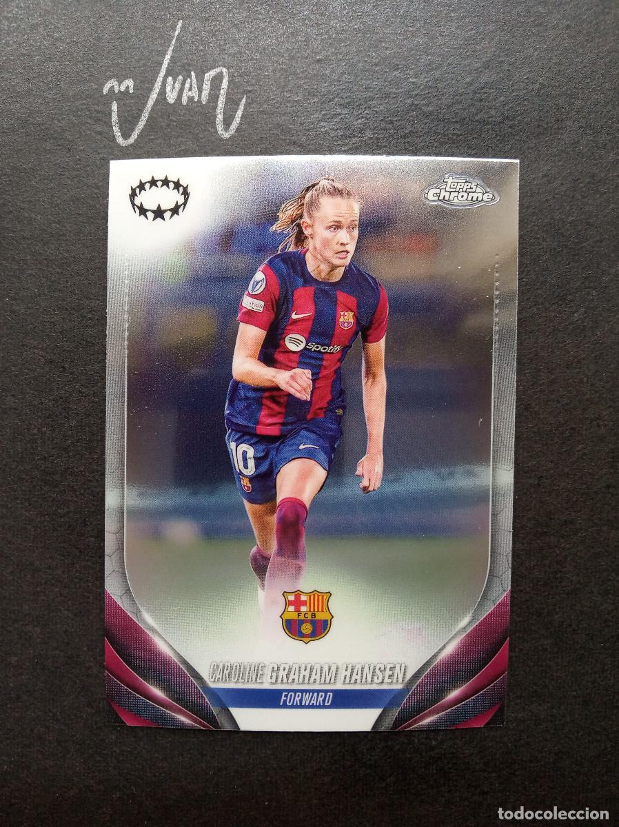 Cromos de Futebol: N&ordm; 32 GRAHAM HANSEN FC BARCELONA NORUEGA ⚽ TOPPS &reg; CHROME WOMEN CHAMPIONS 2023 2024 23 24 NUEVO