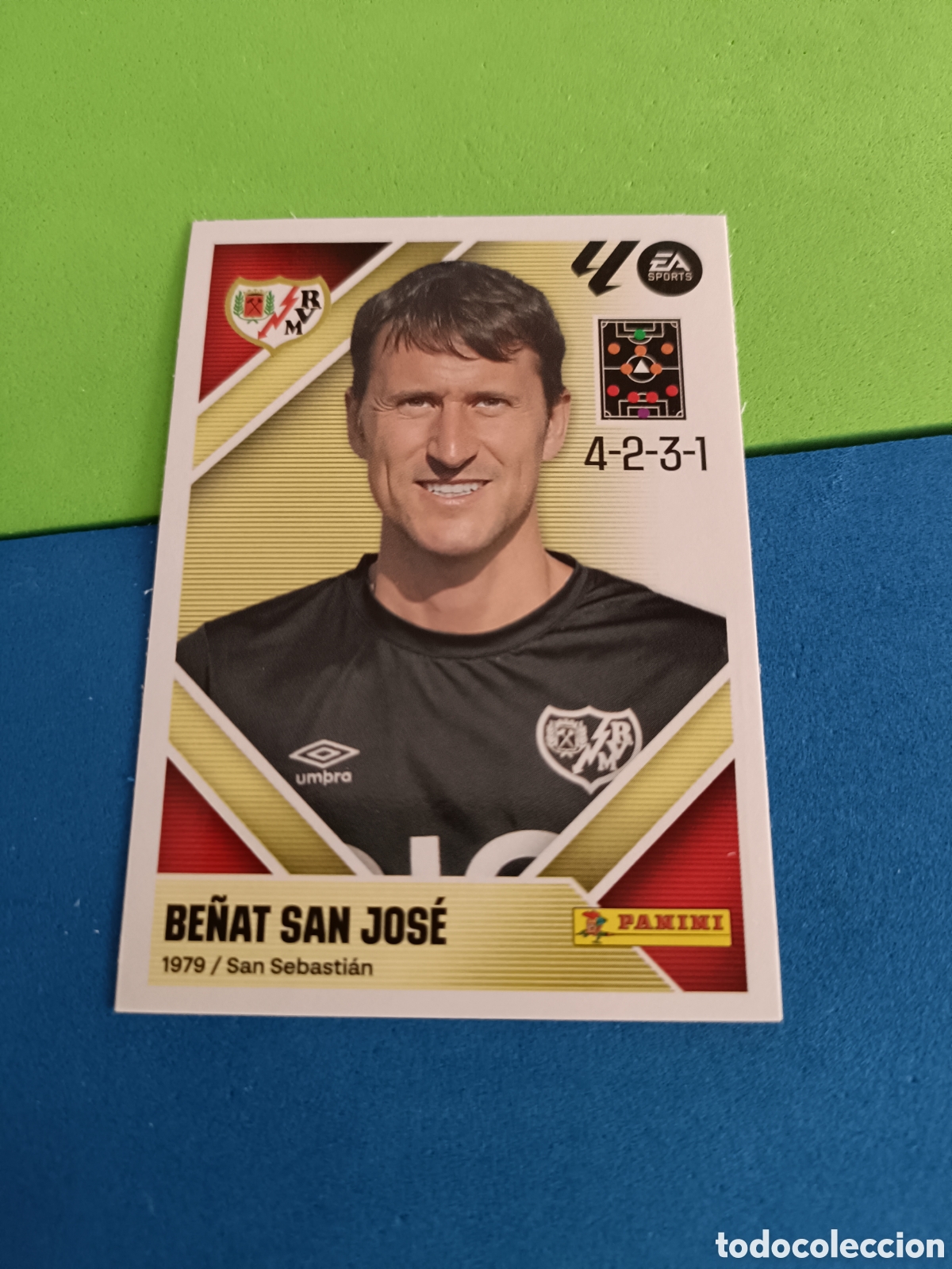 Cartes &agrave; collectionner de Football: Panini cromos stickers Liga este 2026 2027 26 27 - Rayo Vallecano entrenador 2 Be&ntilde;at San Jos&eacute;