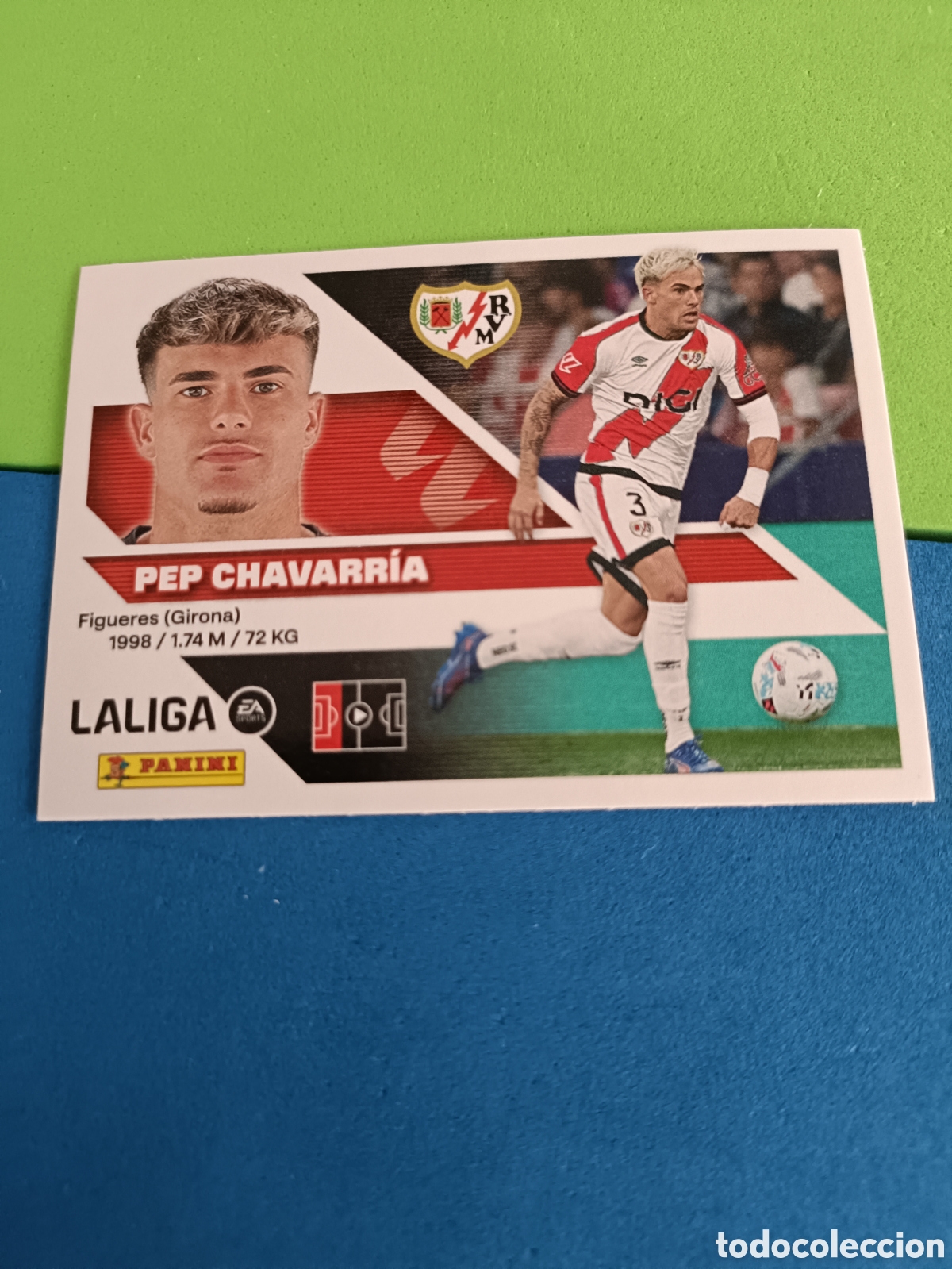 Cartes &agrave; collectionner de Football: Panini cromos stickers Liga este 2026 2027 26 27 - Rayo Vallecano 10 Pep Chavarria