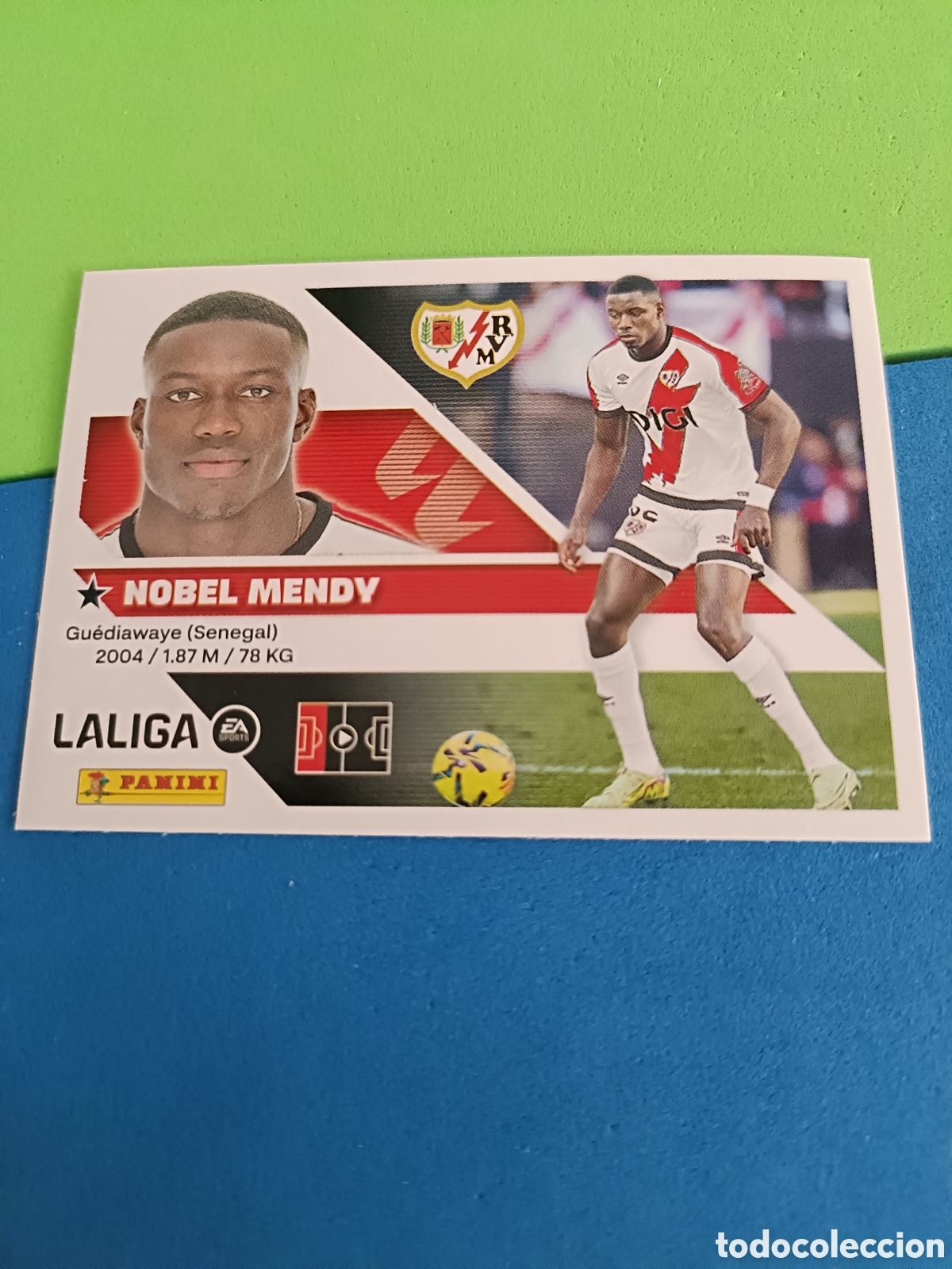 Cartes &agrave; collectionner de Football: Panini cromos stickers Liga este 2026 2027 26 27 - Rayo Vallecano 7 Nobel Mendy