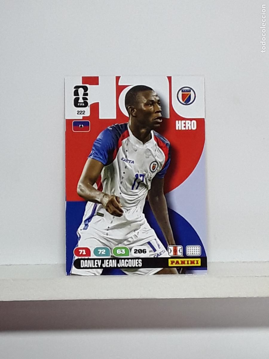 Cromos de f&uacute;tbol: ADRENALYN MUNDIAL 2026 WORLD CUP 26 ALBUM PANINI N 222 HAITI DANLEY JEAN JACQUES