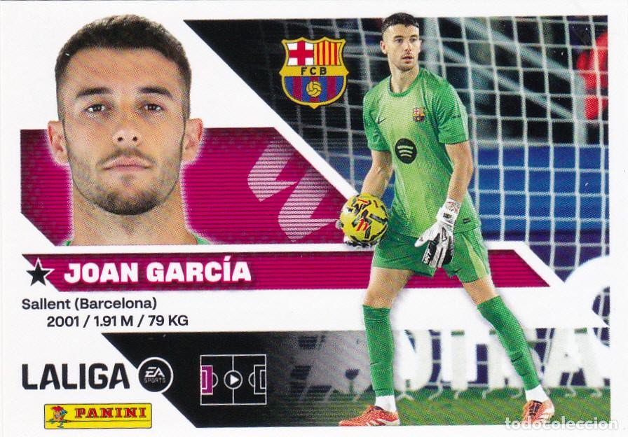Cromos de f&uacute;tbol: ESTE 2026-27 * JOAN GARC&Iacute;A * N&ordm; 3 - DEL BARCELONA (NUEVO DE SOBRE) (A-20)