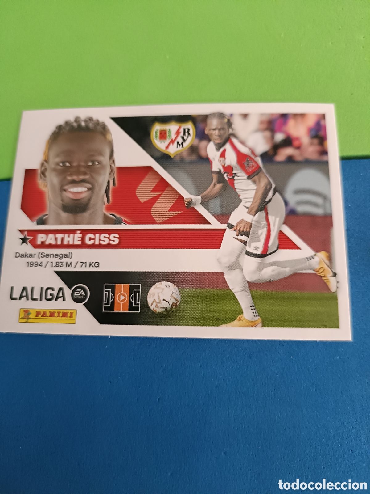 Cromos de f&uacute;tbol: Panini cromos stickers Liga este 2026 2027 26 27 - Rayo Vallecano 12 Pathe Ciss