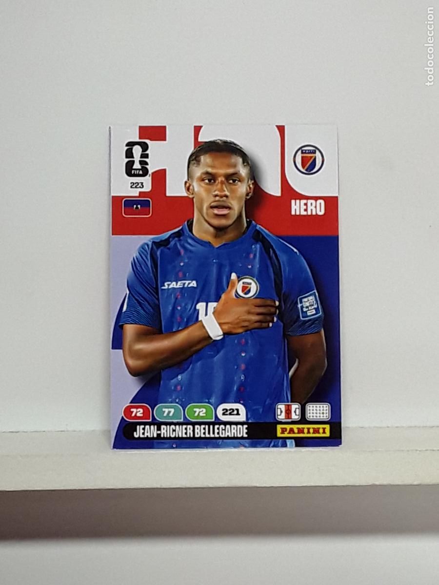 Football Stickers: ADRENALYN MUNDIAL 2026 WORLD CUP 26 ALBUM PANINI N 223 HAITI JEAN-RICNER BELLEGARDE