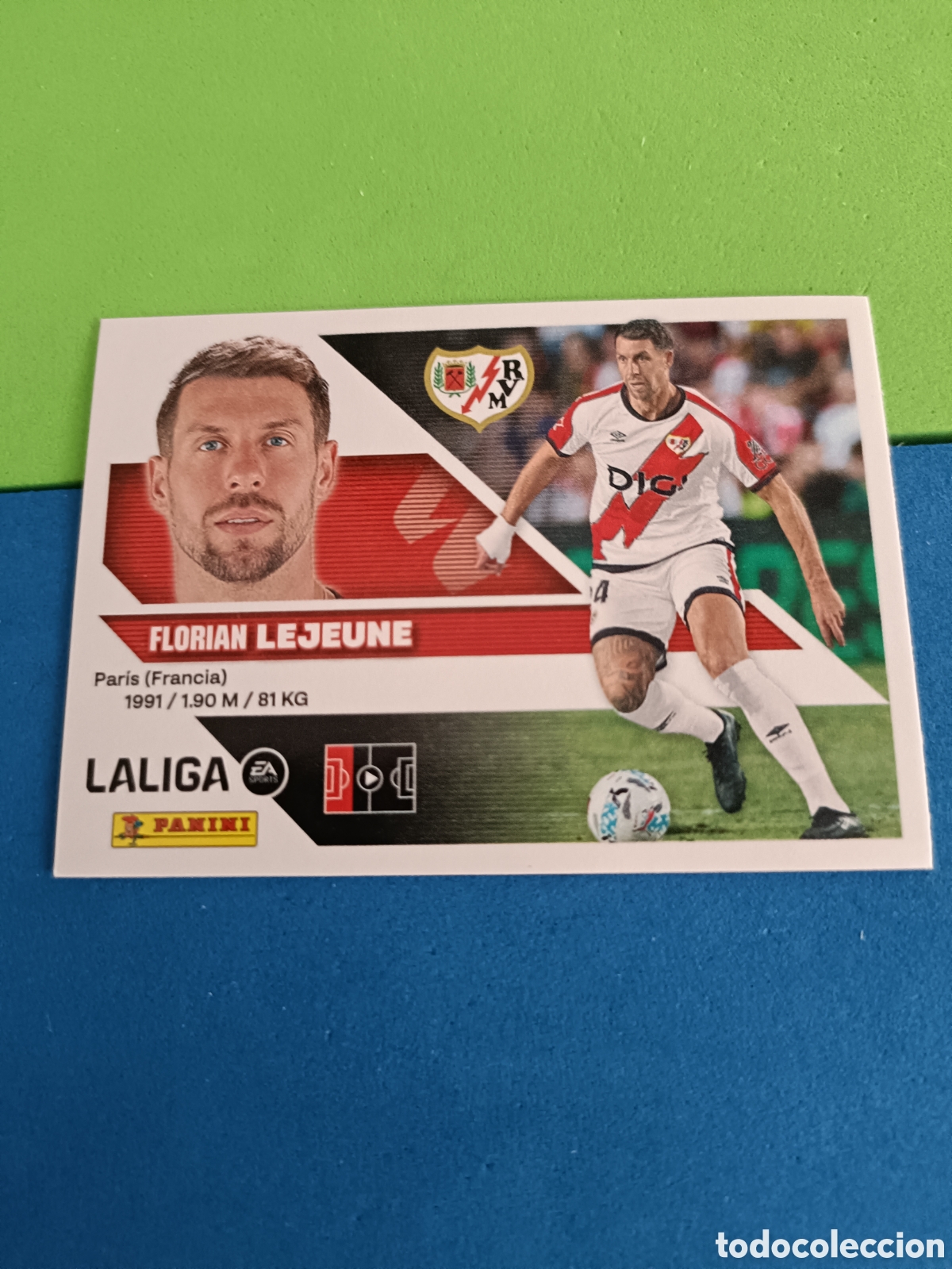 Football Stickers: Panini cromos stickers Liga este 2026 2027 26 27 - Rayo Vallecano 8 Lejeune
