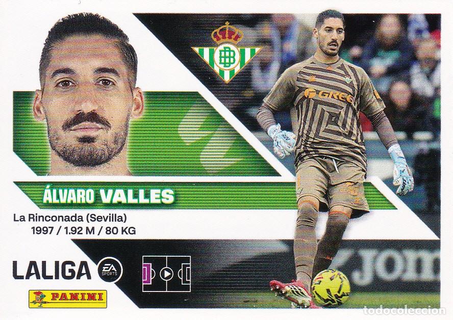 Cromos de Futebol: ESTE 2026-27 * VALLES * N&ordm; 3 - DEL BETIS (NUEVO DE SOBRE) (A-20)
