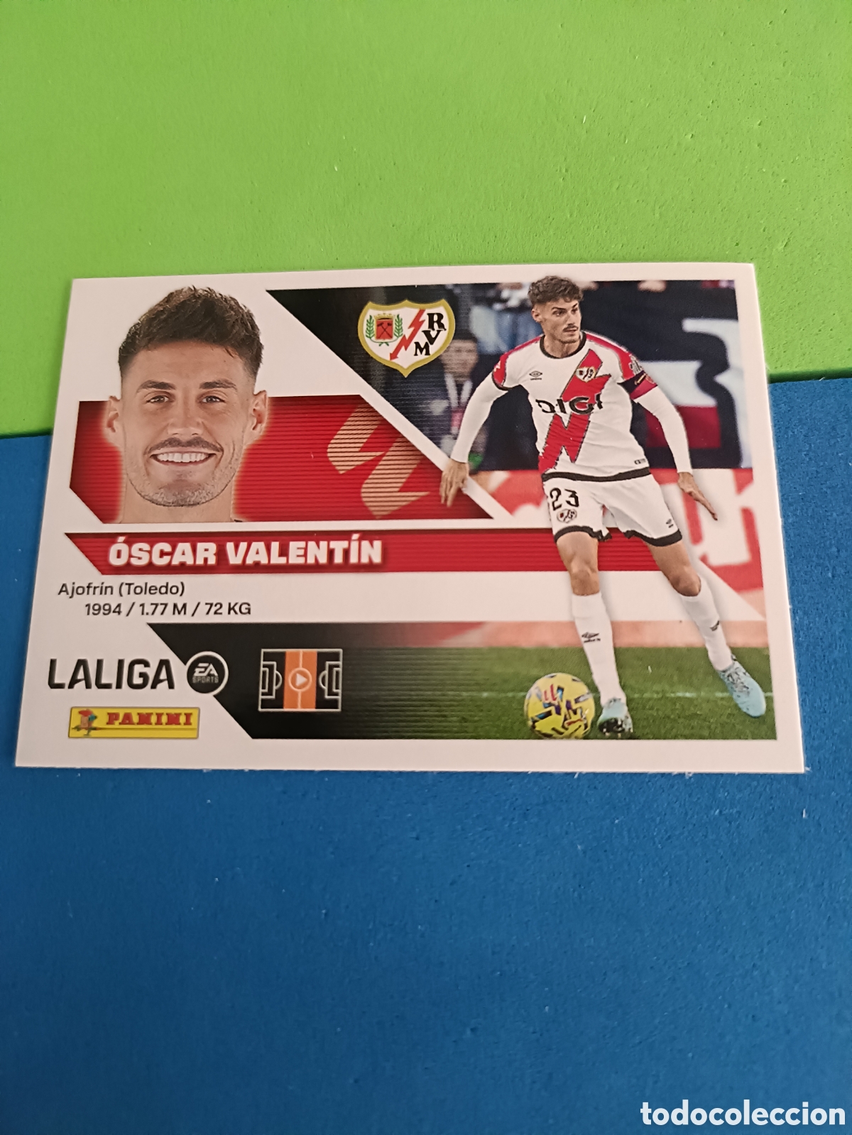 Cromos de Futebol: Panini cromos stickers Liga este 2026 2027 26 27 - Rayo Vallecano 13 &Oacute;scar Valent&iacute;n