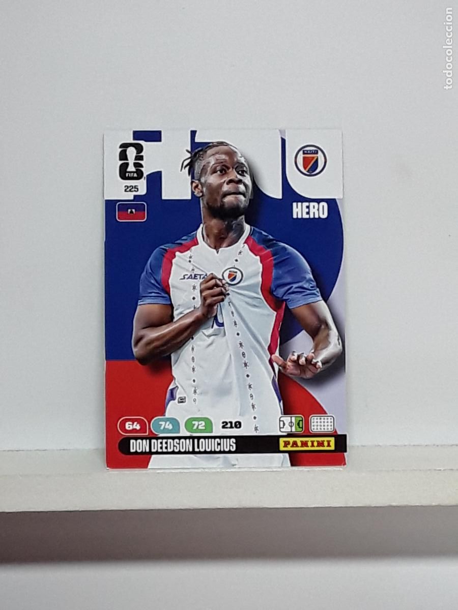 Cromos de Futebol: ADRENALYN MUNDIAL 2026 WORLD CUP 26 ALBUM PANINI N 225 HAITI DON DEEDSON LOUICIUS