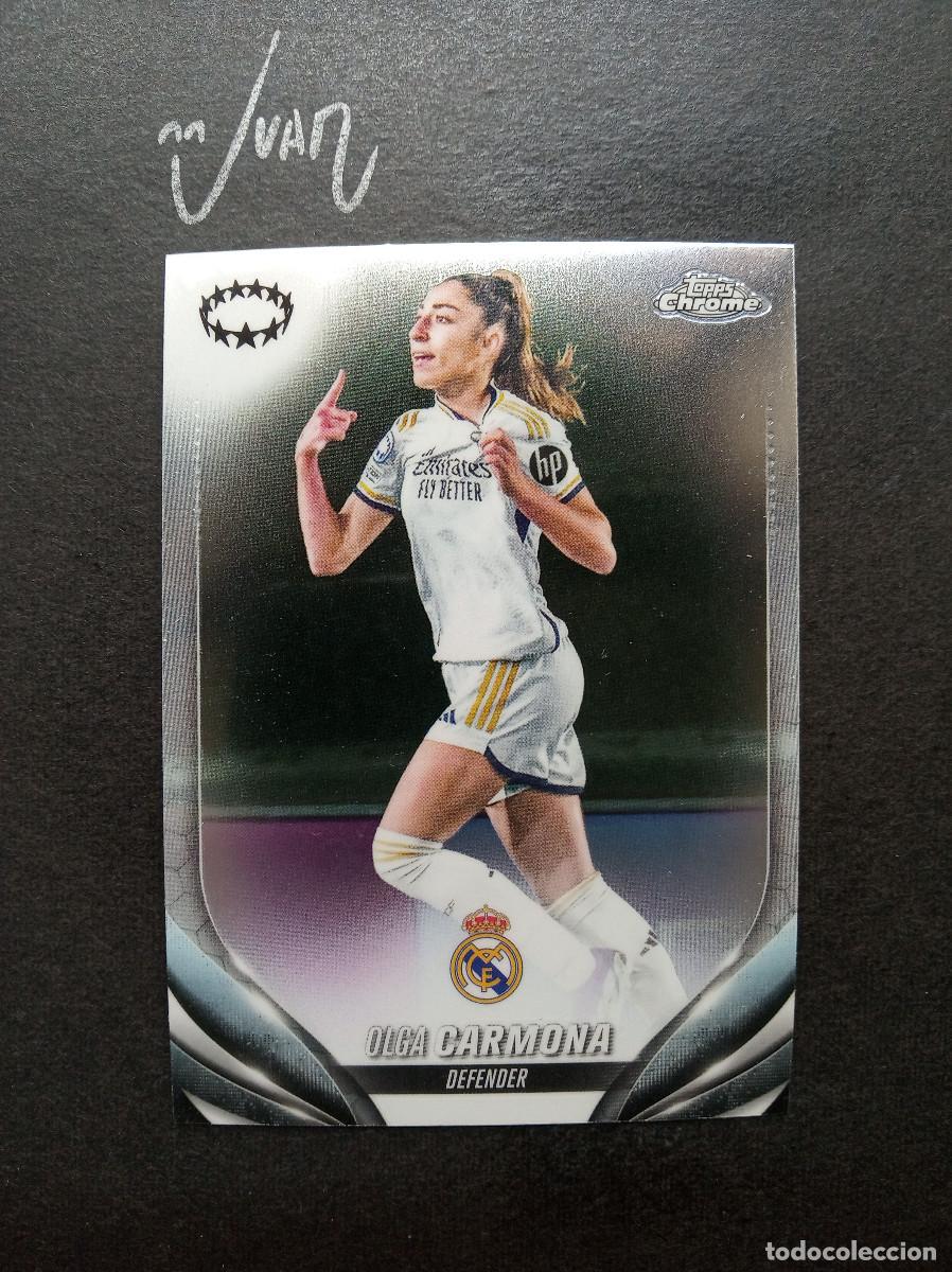 Cromos de Futebol: N&ordm; 89 OLGA CARMONA REAL MADRID ESPA&Ntilde;A ⚽ TOPPS &reg; CHROME WOMEN CHAMPIONS 2023 2024 23 24 NUEVO