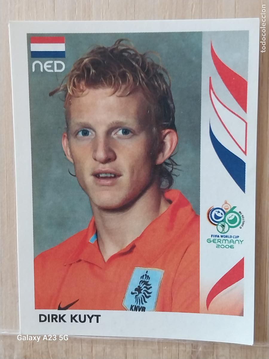 Cromos de f&uacute;tbol: KUYT 239 HOLANDA NED *** GERMANY 2006 PANINI CROMO ORIGINAL SIN PEGAR NUNCA ++