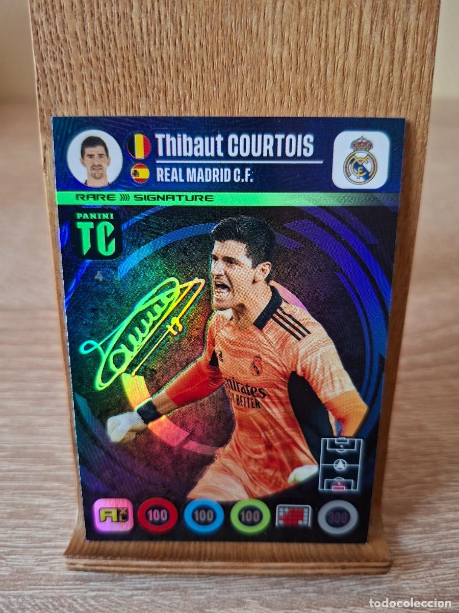 Cromos de f&uacute;tbol: Courtois #4 Real Madrid Top Class 2022 Adrenalyn XL Rare Signature