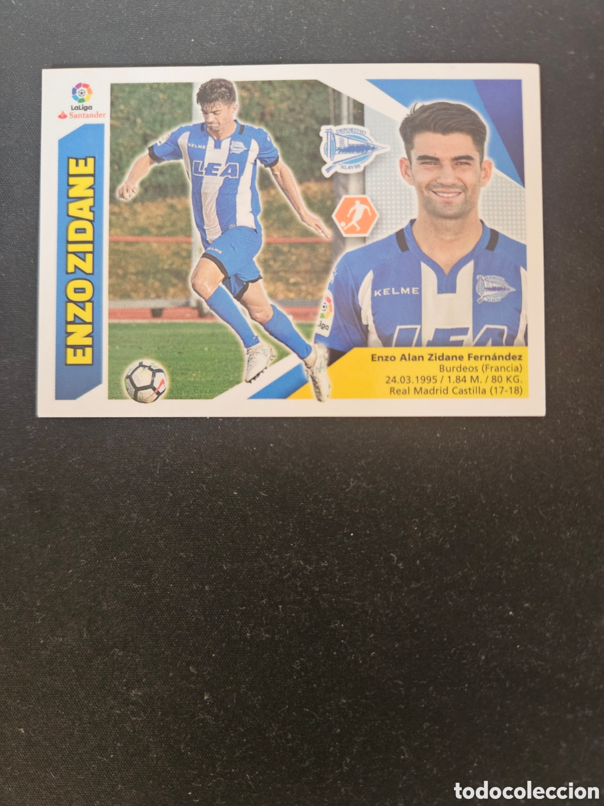Cromos de f&uacute;tbol: ENZO ZIDANE N&ordm; 12 DEPORTIVO ALAV&Eacute;S &ndash; LIGA ESTE 2017-18 PANINI