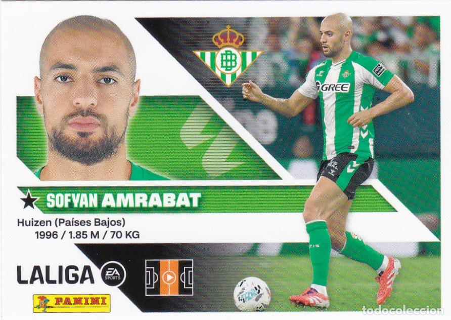 Cromos de f&uacute;tbol: ESTE 2026-27 * AMRABAT * N&ordm; 11 - DEL BETIS (NUEVO DE SOBRE) (A-20)