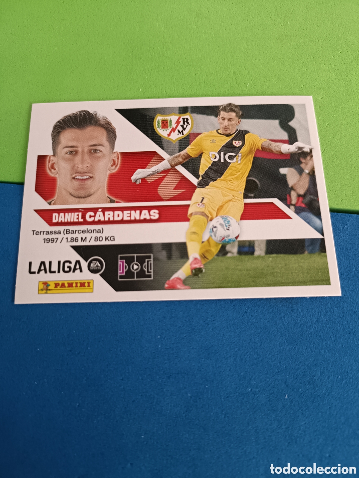 Cromos de f&uacute;tbol: Panini cromos stickers Liga este 2026 2027 26 27 - Rayo Vallecano 4 C&aacute;rdenas