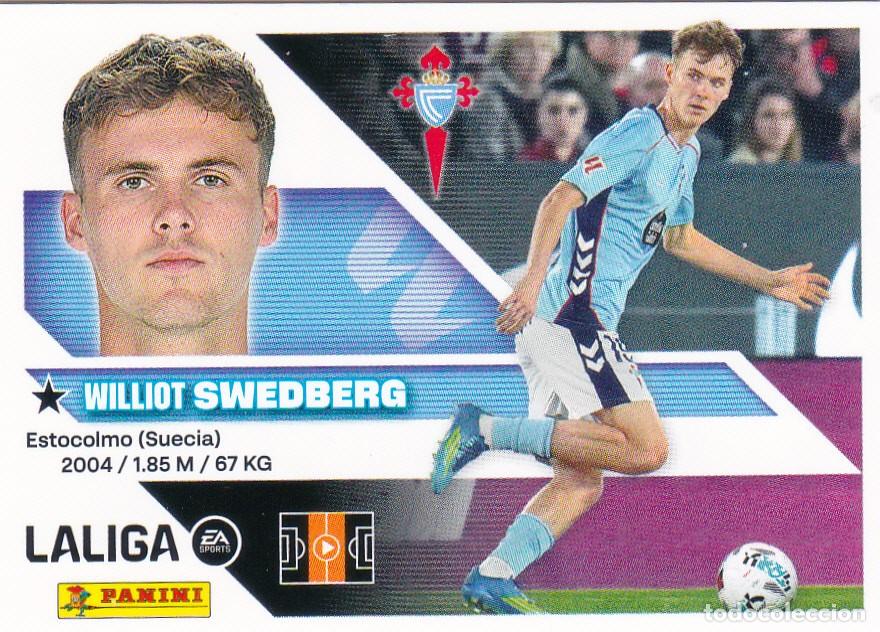 Cromos de f&uacute;tbol: ESTE 2026-27 * SWEDBERG * N&ordm; 16 - DEL CELTA (NUEVO DE SOBRE) (A-20)