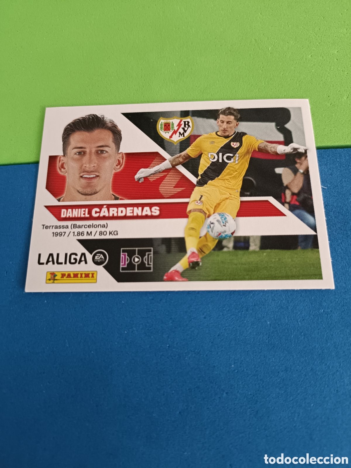 Cromos de f&uacute;tbol: Panini cromos stickers Liga este 2026 2027 26 27 - Rayo Vallecano 4 Cardenas