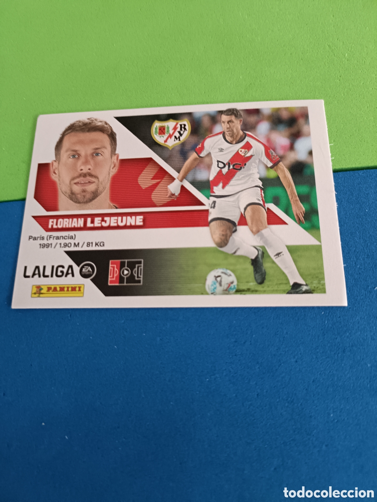 Cromos de f&uacute;tbol: Panini cromos stickers Liga este 2026 2027 26 27 - Rayo Vallecano 8 Lejeune