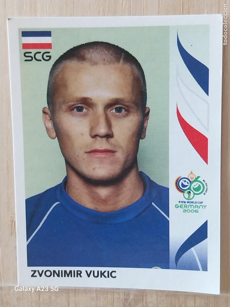 Cromos de f&uacute;tbol: VUKIC 221 SCG *** GERMANY 2006 PANINI CROMO ORIGINAL SIN PEGAR NUNCA ++