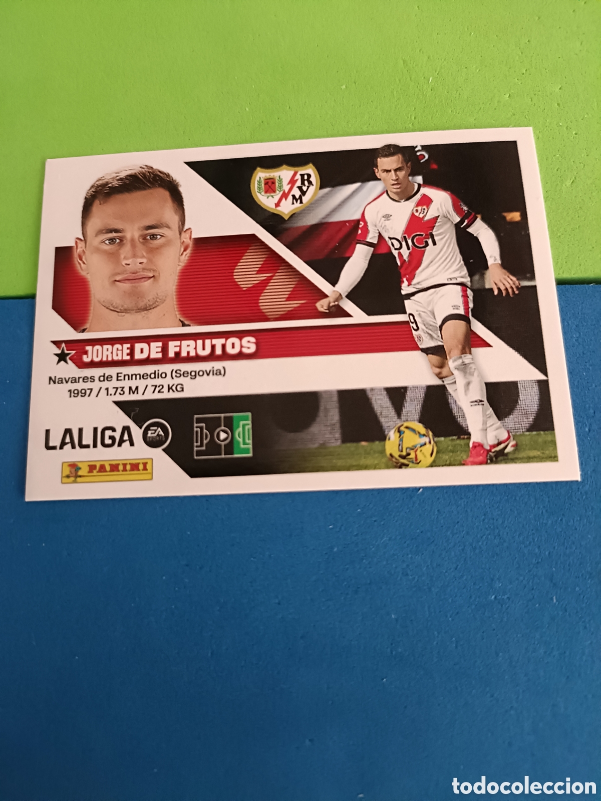 Cromos de f&uacute;tbol: Panini cromos stickers Liga este 2026 2027 26 27 - Rayo Vallecano 16 De Frutos