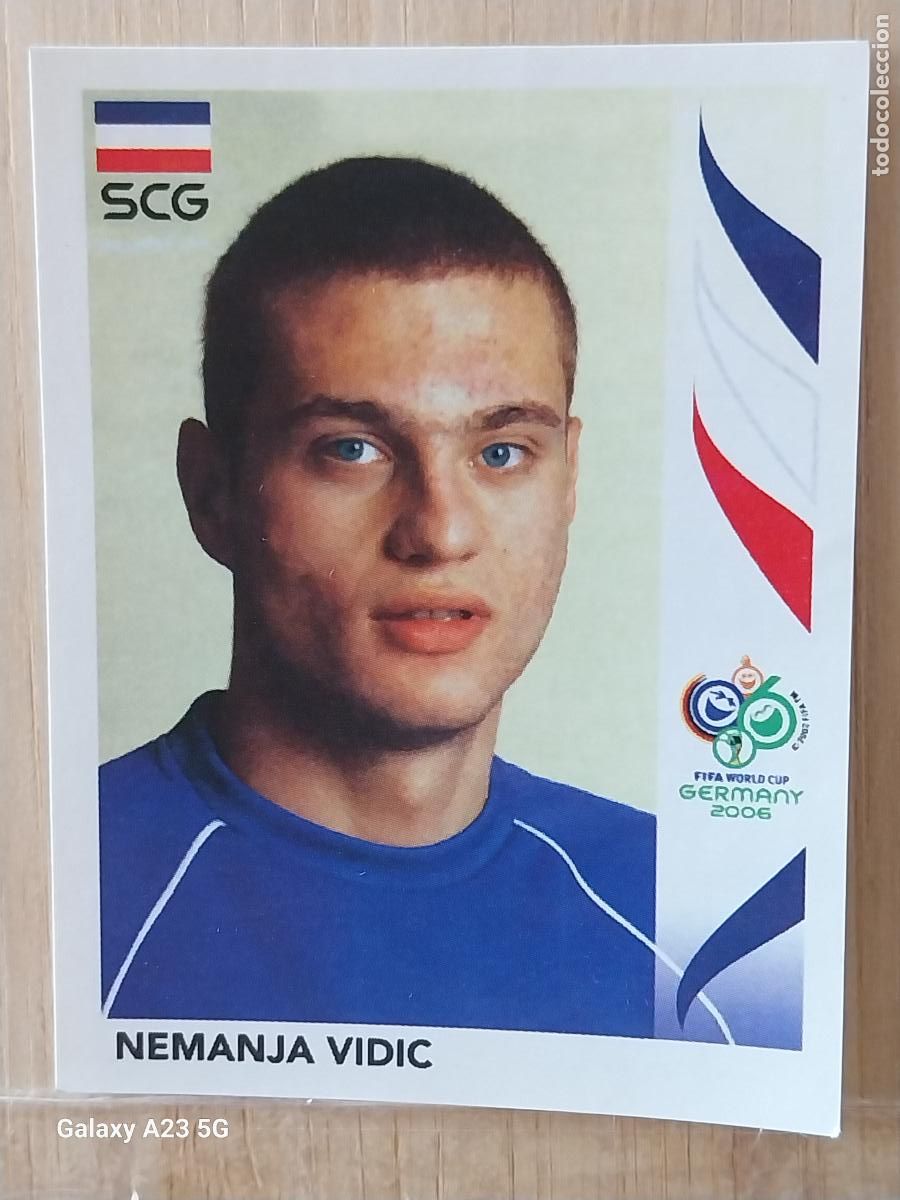 Cromos de f&uacute;tbol: VIDIC 213 SCG *** GERMANY 2006 PANINI CROMO ORIGINAL SIN PEGAR NUNCA ++