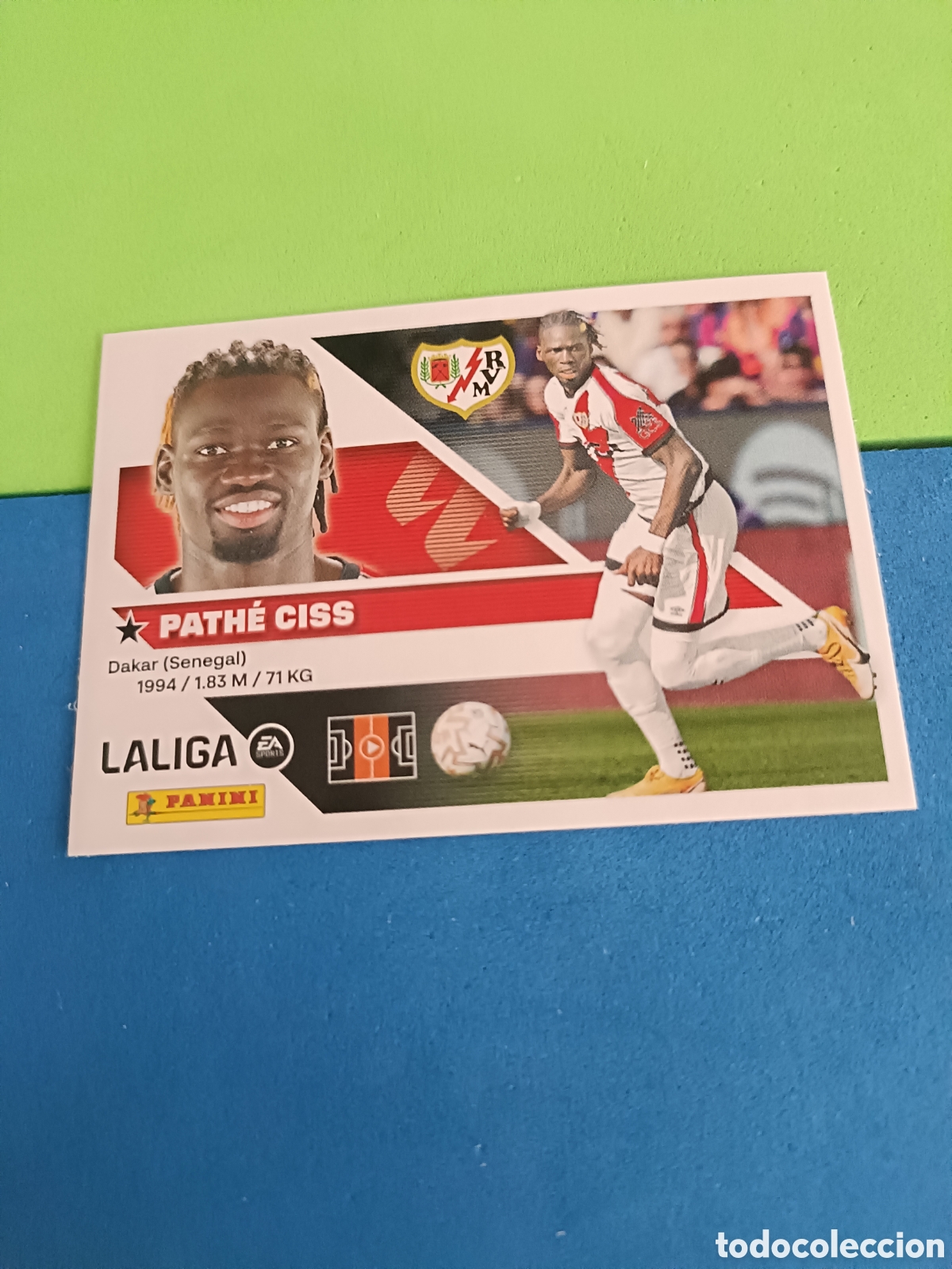 Cromos de f&uacute;tbol: Panini cromos stickers Liga este 2026 2027 26 27 - Rayo Vallecano 12 Pathe Ciss