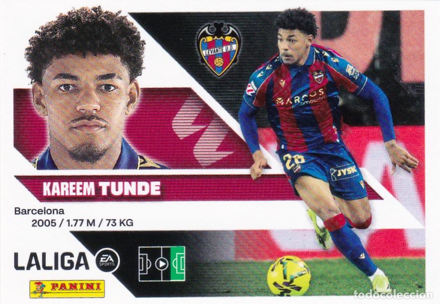 Cromos de f&uacute;tbol: ESTE 2026-27 * TUNDE * N&ordm; 16 - DEL LEVANTE (NUEVO DE SOBRE) (A-20)
