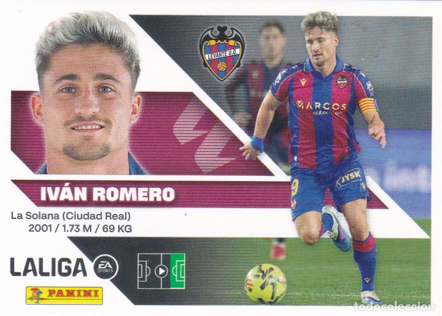 Cromos de f&uacute;tbol: ESTE 2026-27 * IV&Aacute;N ROMERO * N&ordm; 18 - DEL LEVANTE (NUEVO DE SOBRE) (A-20)