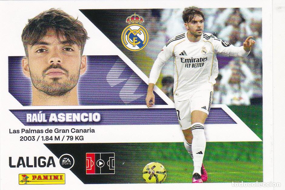 Cromos de f&uacute;tbol: ESTE 2026-27 * ASENCIO * N&ordm; 7 - DEL REAL MADRID (NUEVO DE SOBRE) (A-20)