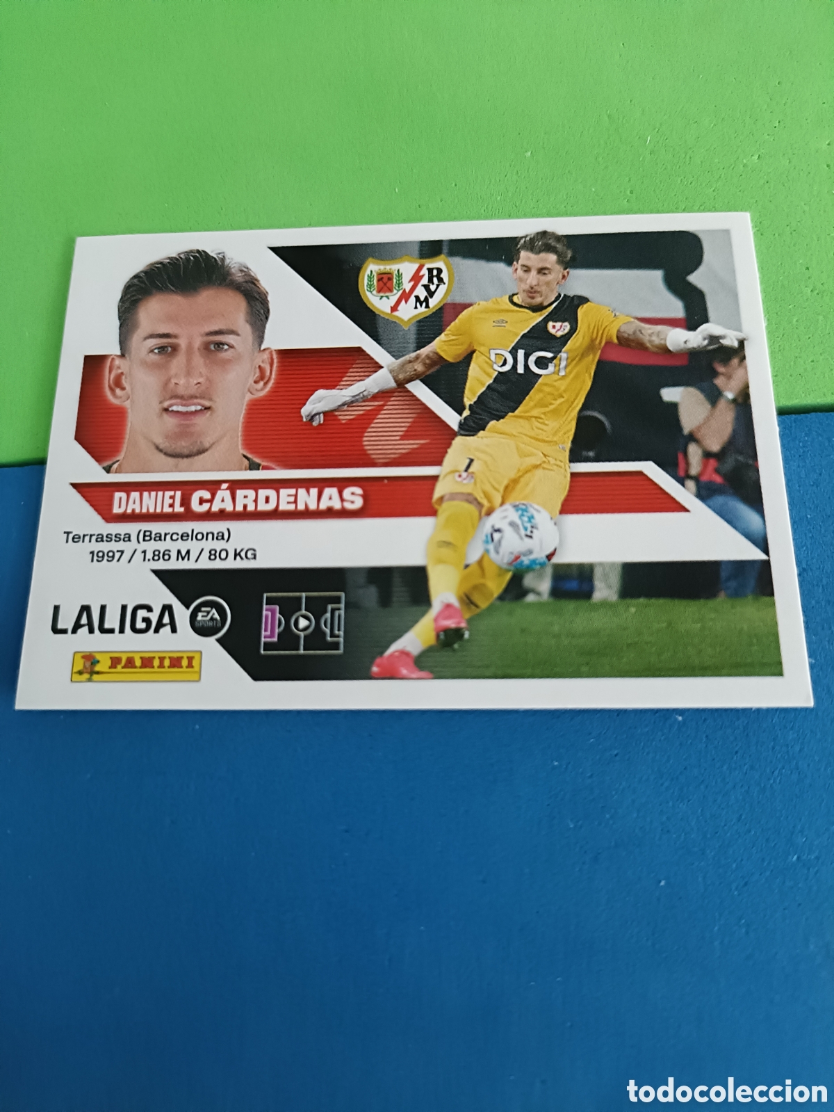 Cromos de f&uacute;tbol: Panini cromos stickers Liga este 2026 2027 26 27 - Rayo Vallecano 4 C&aacute;rdenas
