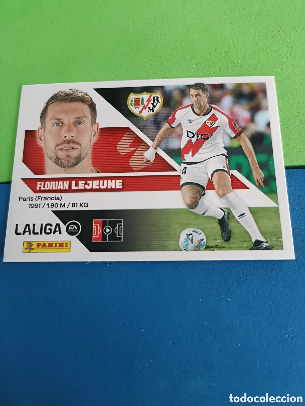 Cromos de f&uacute;tbol: Panini cromos stickers Liga este 2026 2027 26 27 - Rayo Vallecano 8 Lejeune