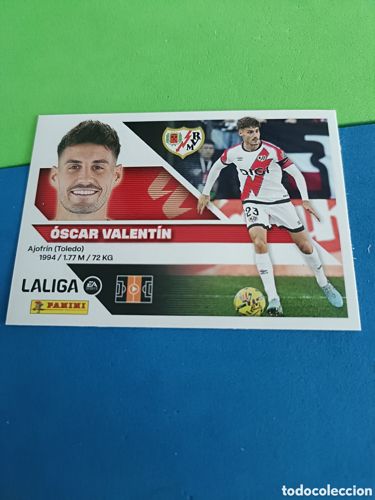 Cromos de f&uacute;tbol: Panini cromos stickers Liga este 2026 2027 26 27 - Rayo Vallecano 13 &Oacute;scar Valent&iacute;n