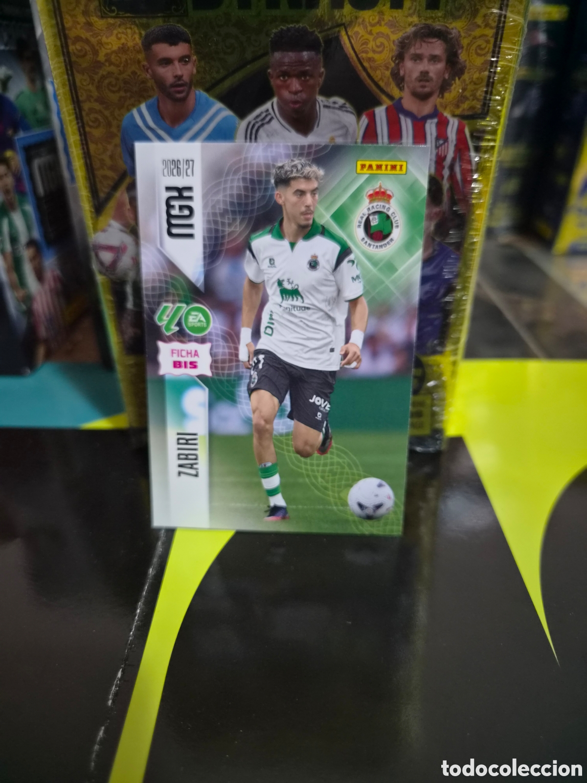 Cromos de f&uacute;tbol: N&deg;284Bis Racing de Santander Zabiri Megacracks 26/27