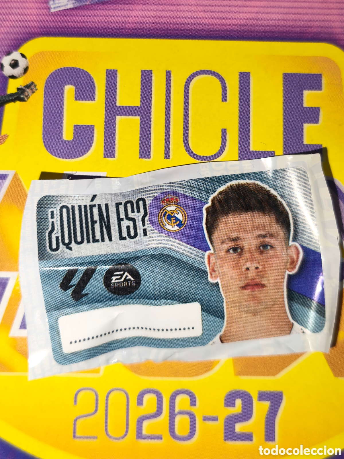 Cromos de f&uacute;tbol: Guler &iquest;QUI&Eacute;N ES? chicle liga este 26/27 Real Madrid