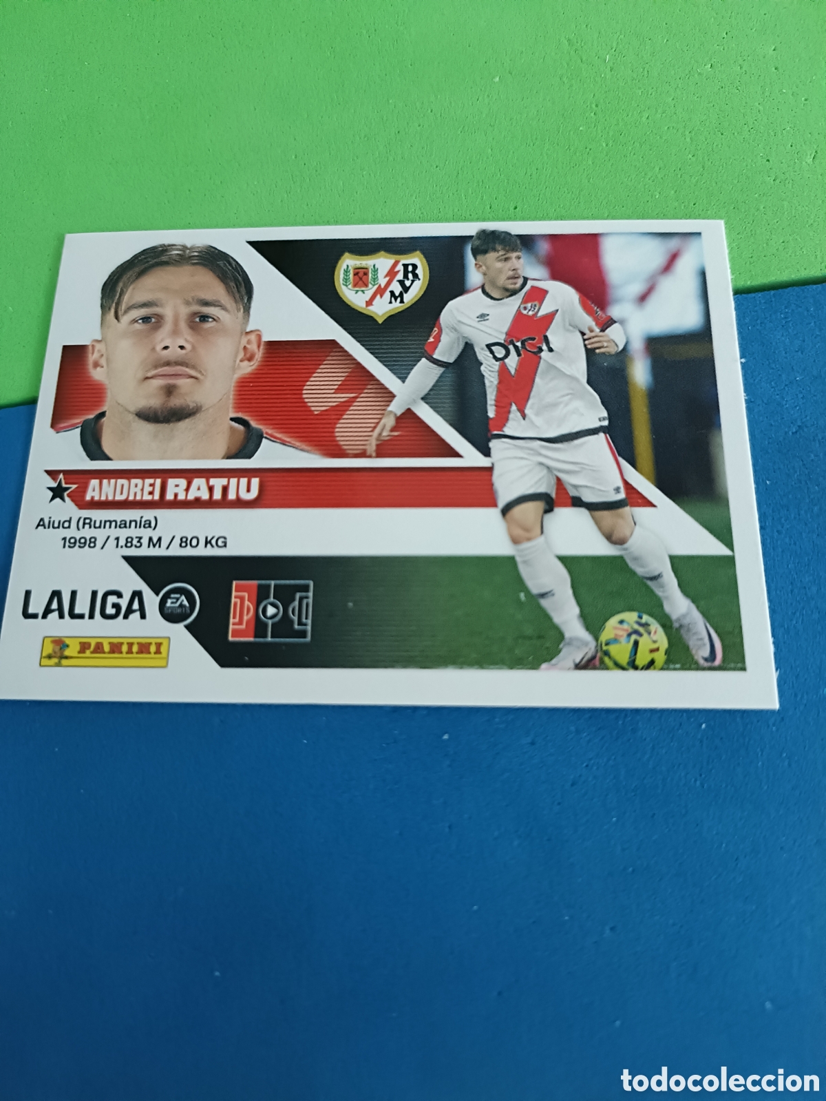 Cromos de f&uacute;tbol: Panini cromos stickers Liga este 2026 2027 26 27 - Rayo Vallecano 5 Ratiu