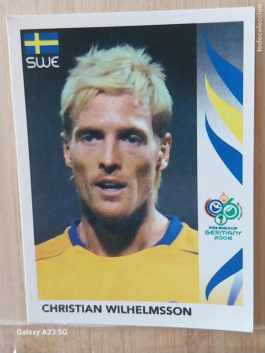 Cromos de f&uacute;tbol: WILHELMSSON 163 SUECIA *** GERMANY 2006 PANINI CROMO ORIGINAL SIN PEGAR NUNCA ++