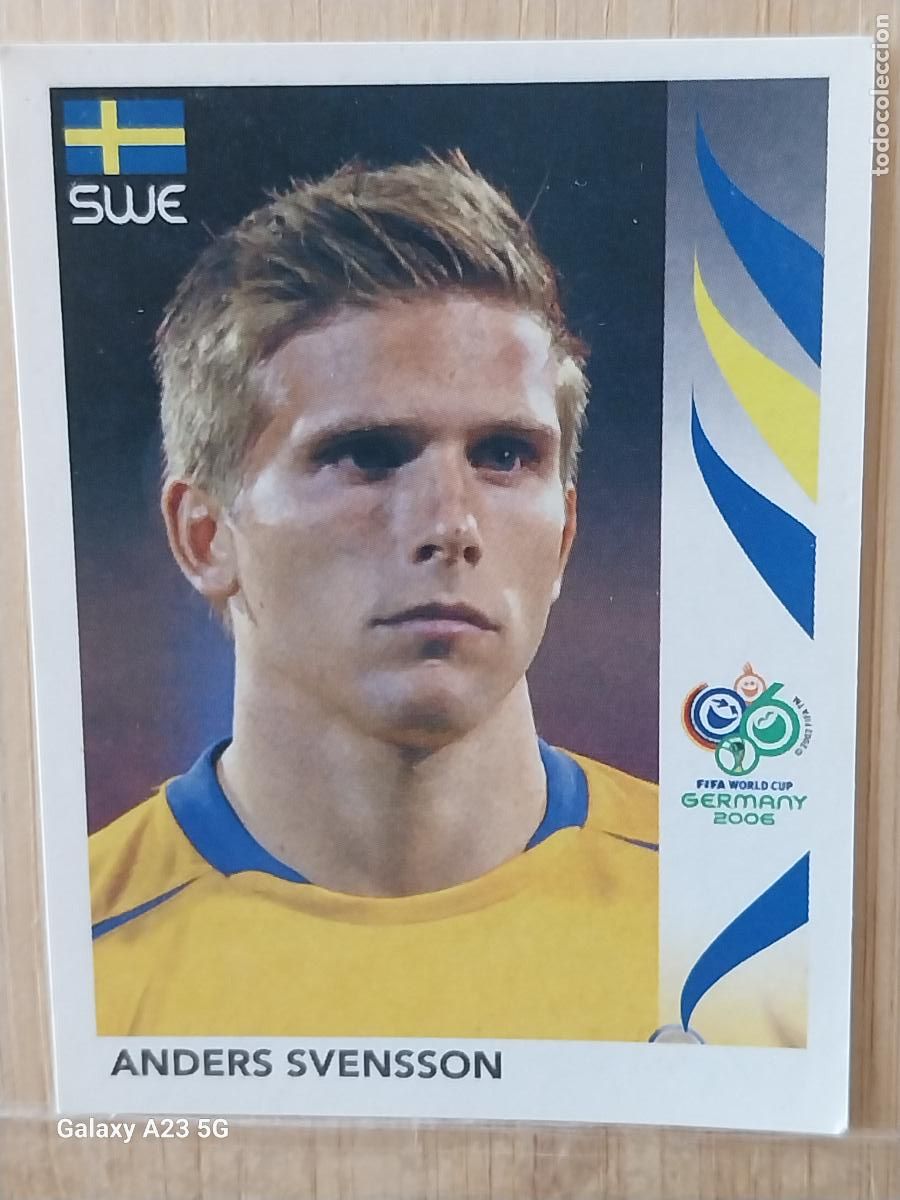 Cromos de f&uacute;tbol: SVENSSON 162 SUECIA *** GERMANY 2006 PANINI CROMO ORIGINAL SIN PEGAR NUNCA ++