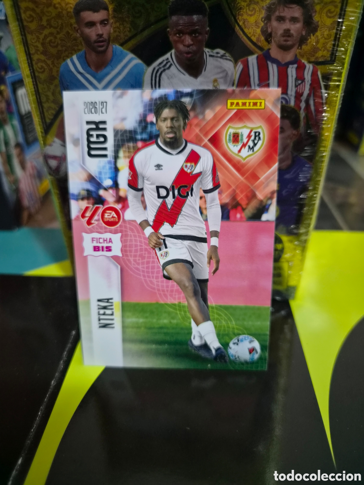 Cromos de f&uacute;tbol: N&deg;297Bis Rayo Vallecano Nteka Megacracks 26/27